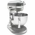 KitchenAid Professional 600 Series 6 Qt. Bowl-Lift Stand Mixer with Pouring Shield - Nickel Pearl